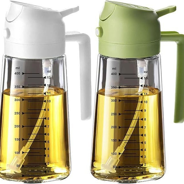 Dispensador de aceite de cocina con dosificador de presión antiderrame