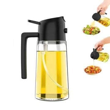 Dispensador de aceite de cocina con dosificador de presión antiderrame