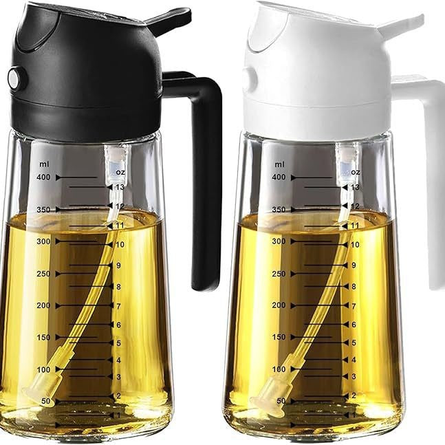 Dispensador de aceite de cocina con dosificador de presión antiderrame
