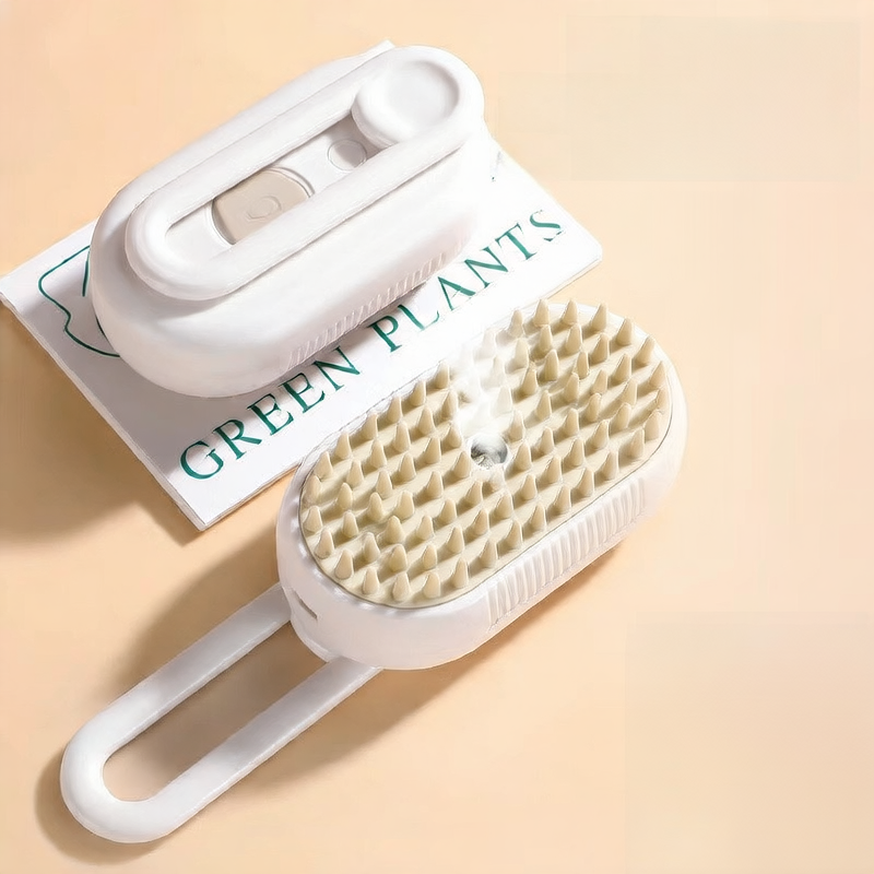 Cepillo para perros con vaporizador