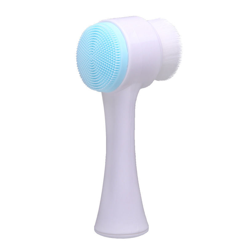 Cepillo limpiador facial manual y suave para todo tipo de piel
