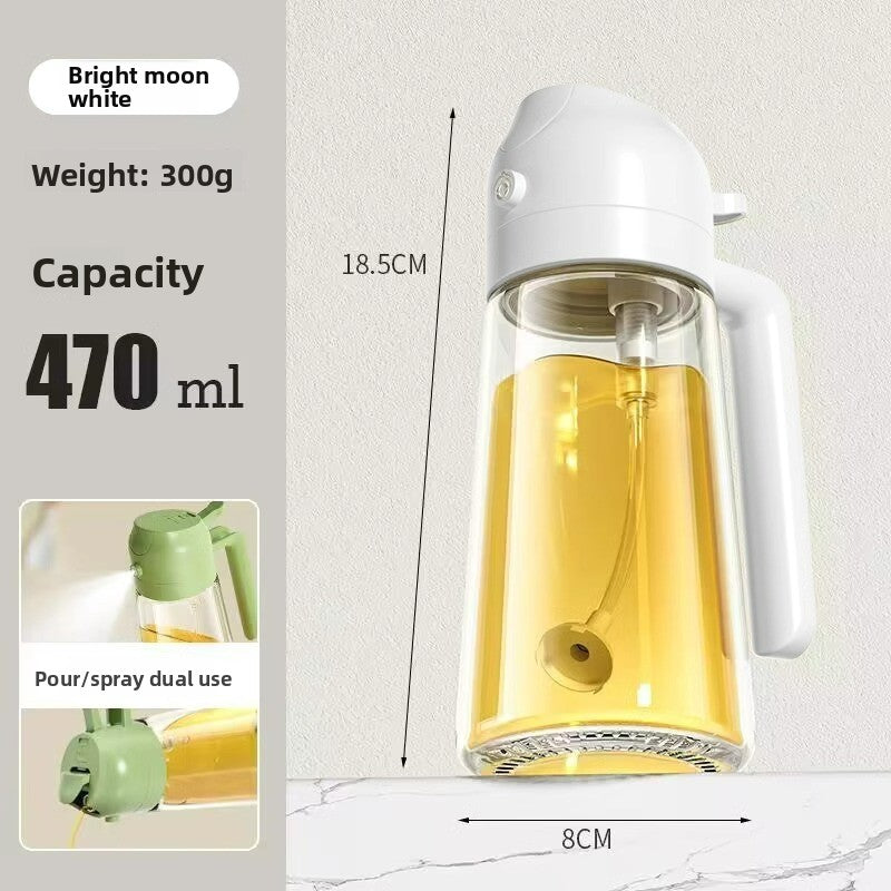 Dispensador de aceite de cocina con dosificador de presión antiderrame